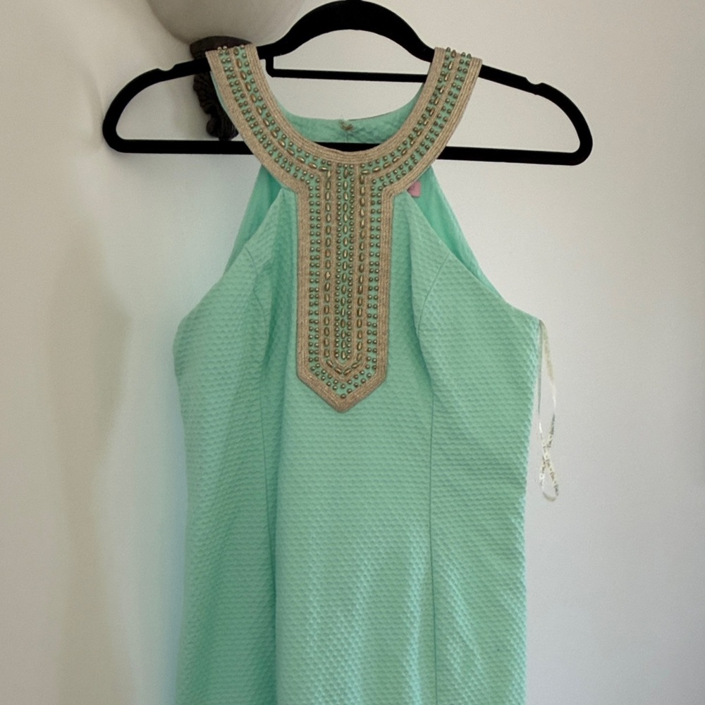 Lilly Pulitzer Aqua Sleeveless Dress